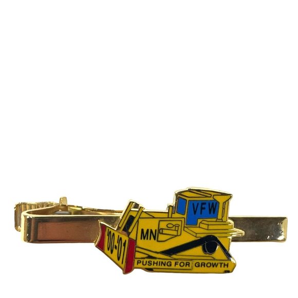 Pushing For Growth Grader 00/01 VFW Grader Tie Clip - Picture 4 of 4
